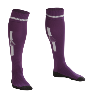 Optima Socks Purple/White