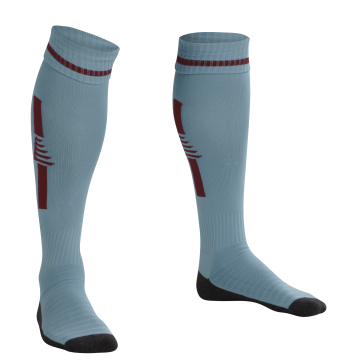 Optima Socks Sky/Maroon